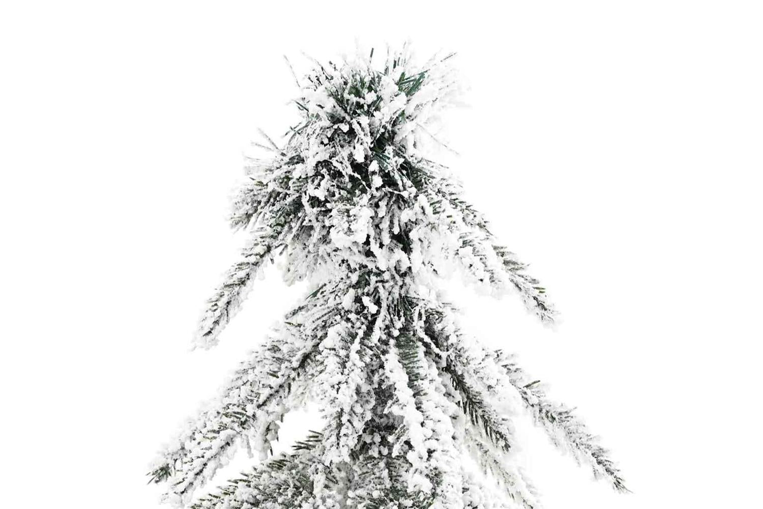 Vidaxl Christmas Tree With 300 Leds White 210 Cm Pe And Steel-10