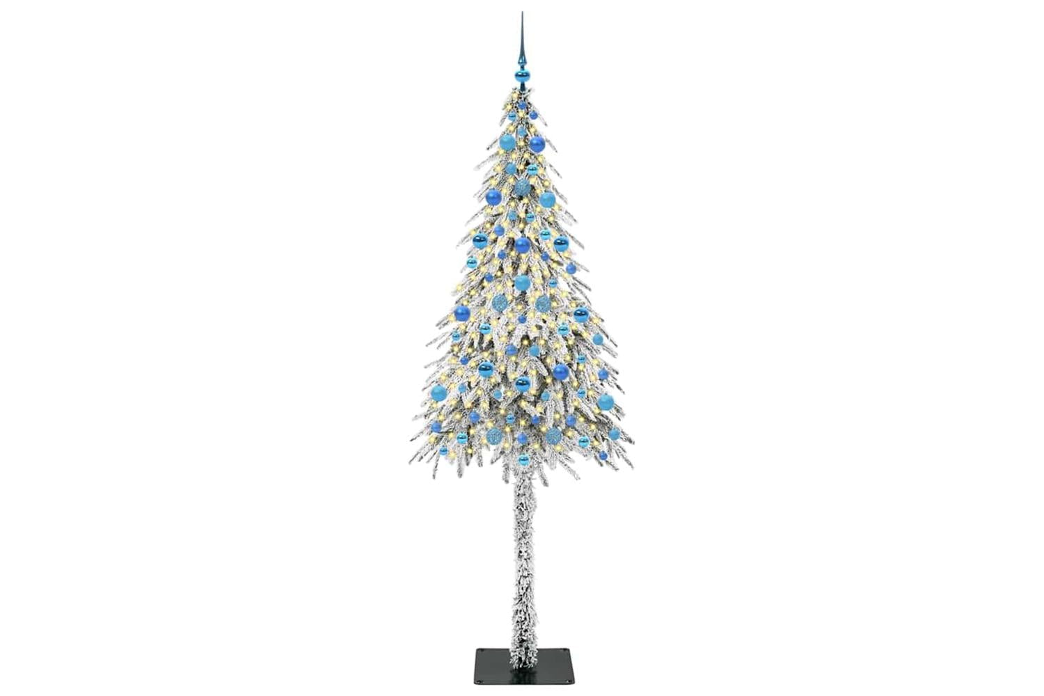 Vidaxl Christmas Tree With 300 Leds White 210 Cm Pe And Steel-3