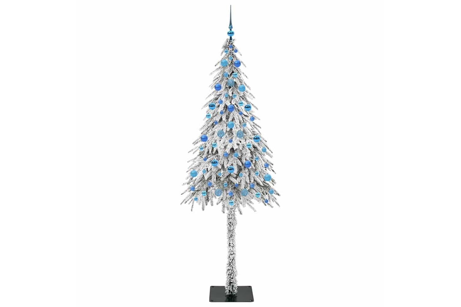 Vidaxl Christmas Tree With 300 Leds White 210 Cm Pe And Steel-4