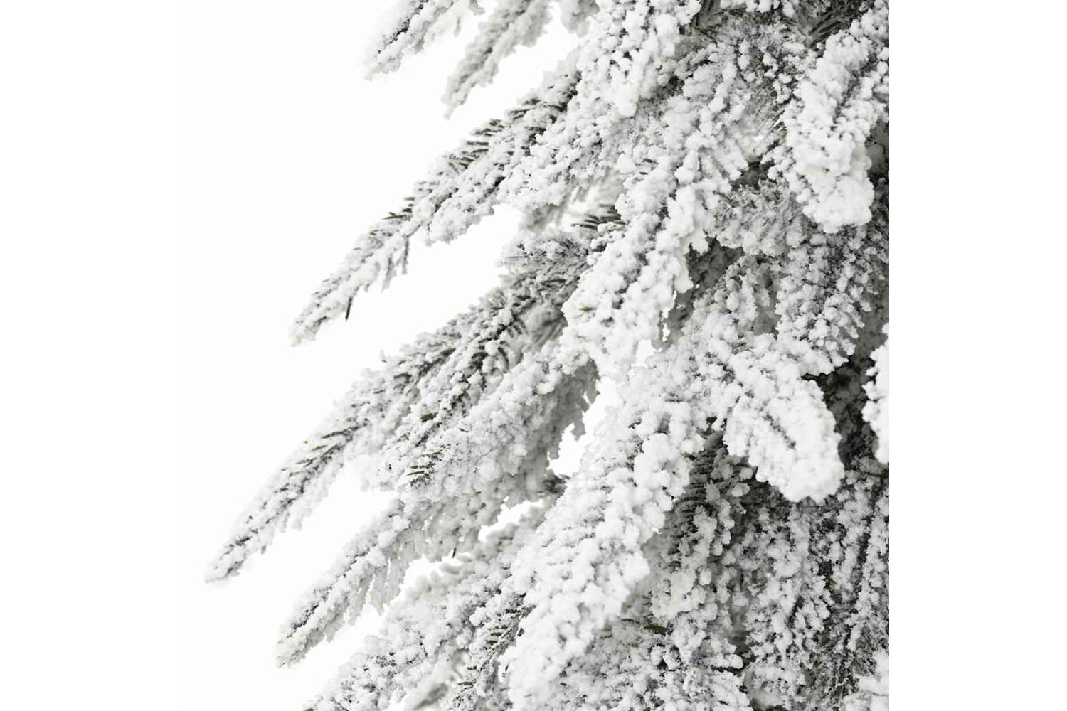 Vidaxl Christmas Tree With 300 Leds White 210 Cm Pe And Steel-10