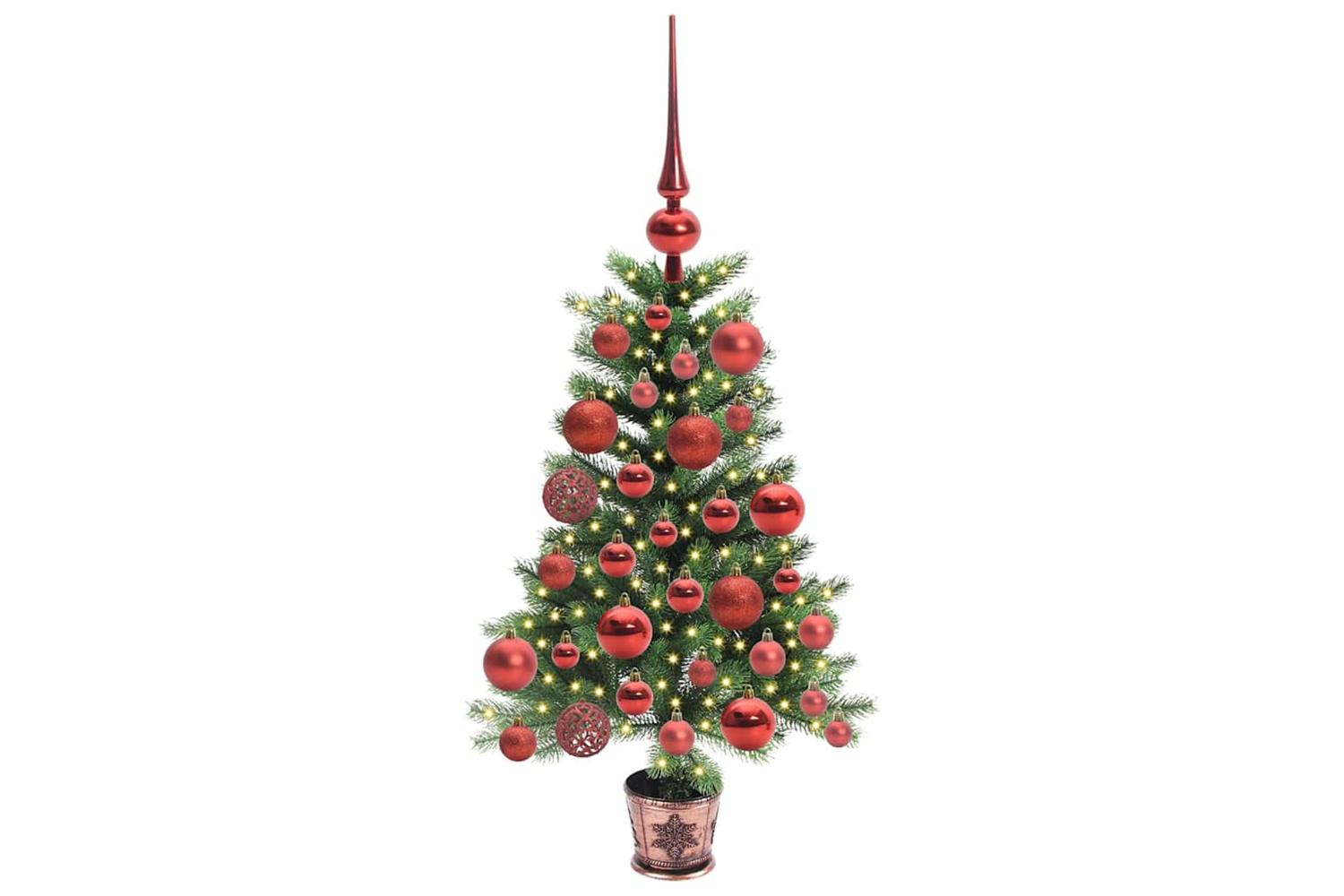 Vidaxl Christmas Tree With 150 Leds With Stand Green 65 Cm Pe-3