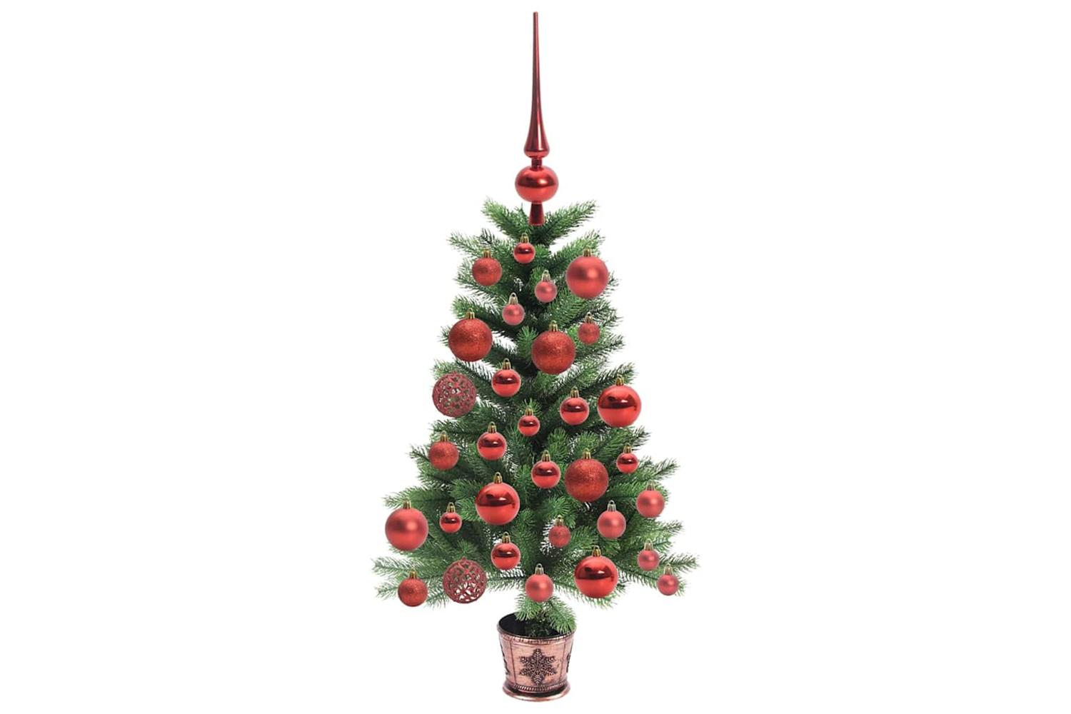 Vidaxl Christmas Tree With 150 Leds With Stand Green 65 Cm Pe-4