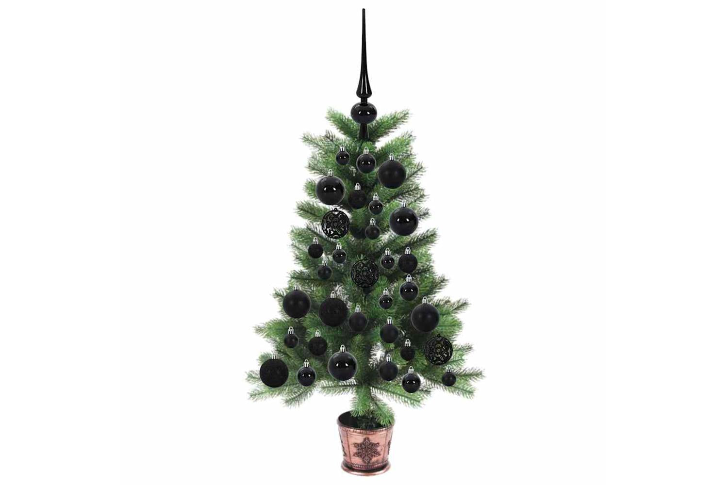 Vidaxl Christmas Tree With 150 Leds With Stand Green 65 Cm Pe-4