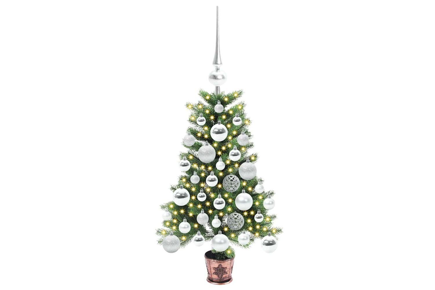 Vidaxl Christmas Tree With 150 Leds With Stand Green 65 Cm Pe-6