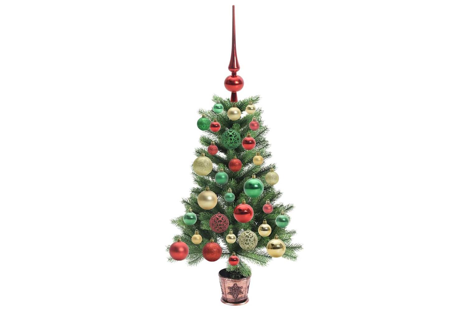 Vidaxl Christmas Tree With 150 Leds With Stand Green 65 Cm Pe-6