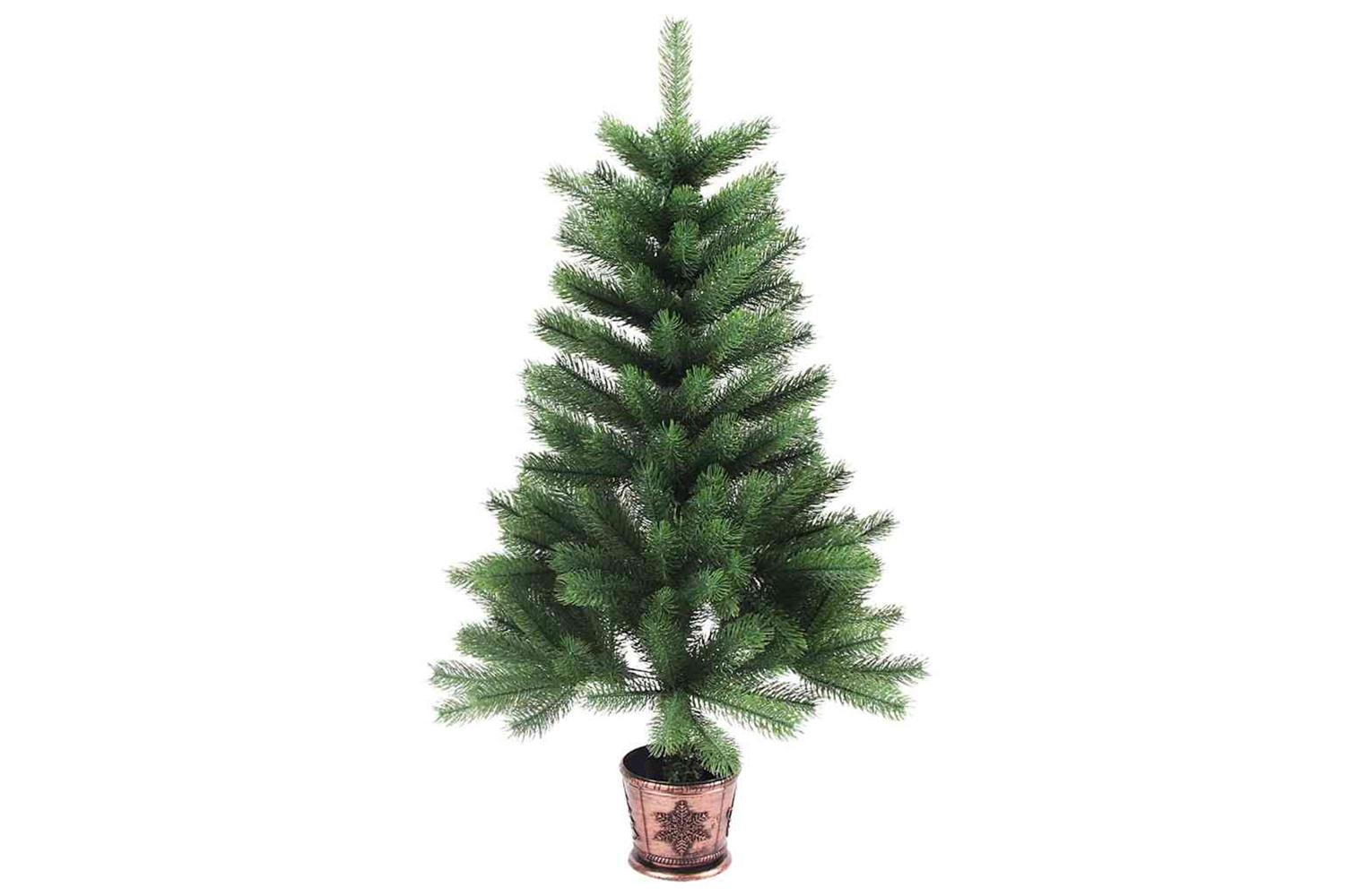 Vidaxl Christmas Tree With 150 Leds With Stand Green 90 Cm Pe-5