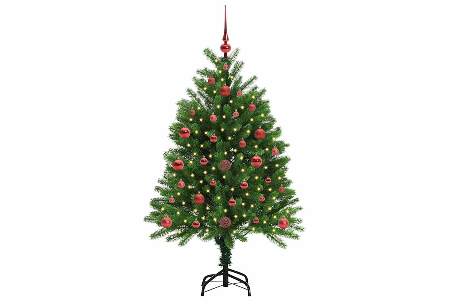 Vidaxl Christmas Tree With 150 Leds With Stand Green 120 Cm Pe-3