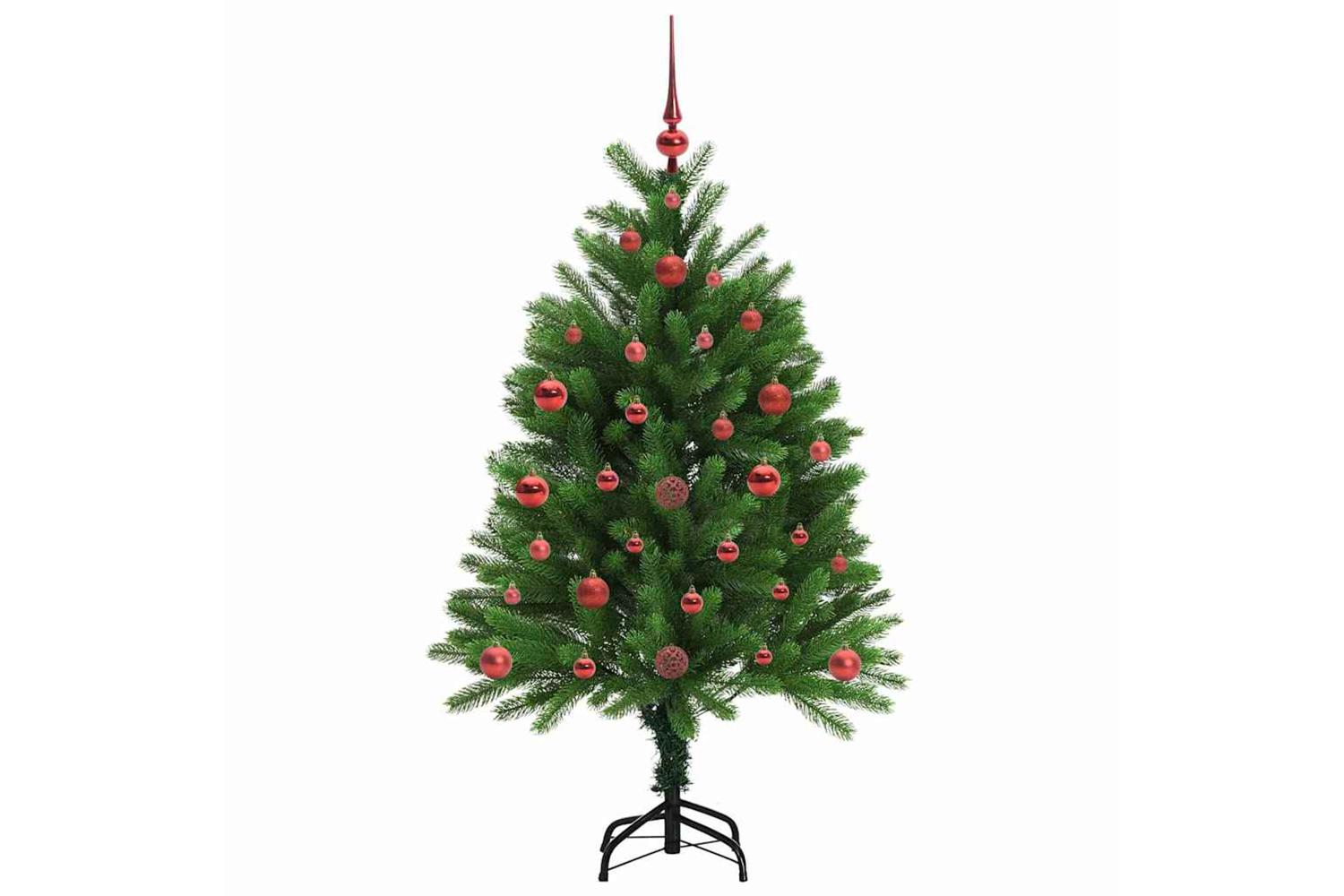 Vidaxl Christmas Tree With 150 Leds With Stand Green 120 Cm Pe-4