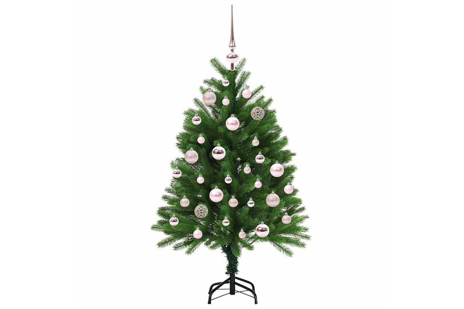 Vidaxl Christmas Tree With 150 Leds With Stand Green 120 Cm Pe-4
