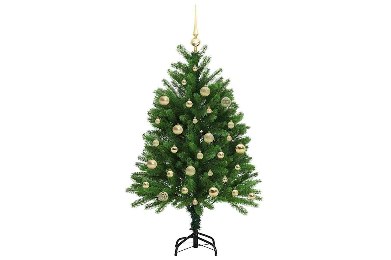 Vidaxl Christmas Tree With 150 Leds With Stand Green 120 Cm Pe-4