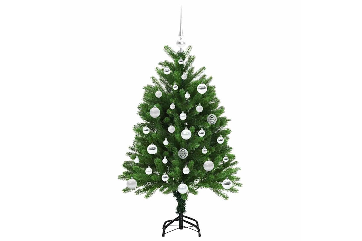 Vidaxl Christmas Tree With 150 Leds With Stand Green 120 Cm Pe-4