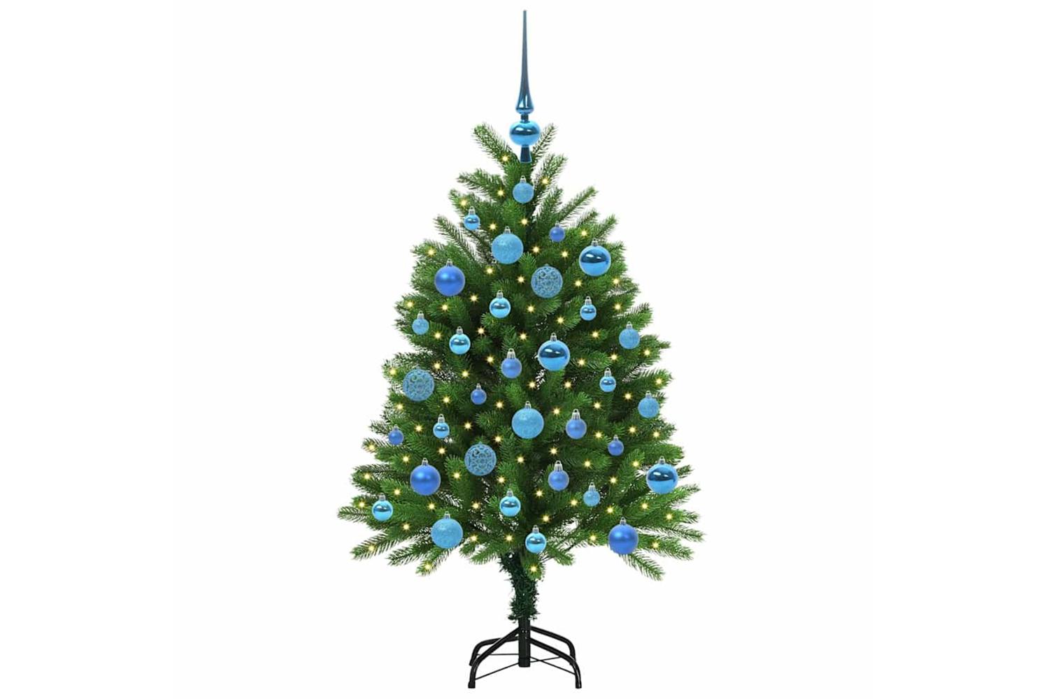 Vidaxl Christmas Tree With 150 Leds With Stand Green 120 Cm Pe-3