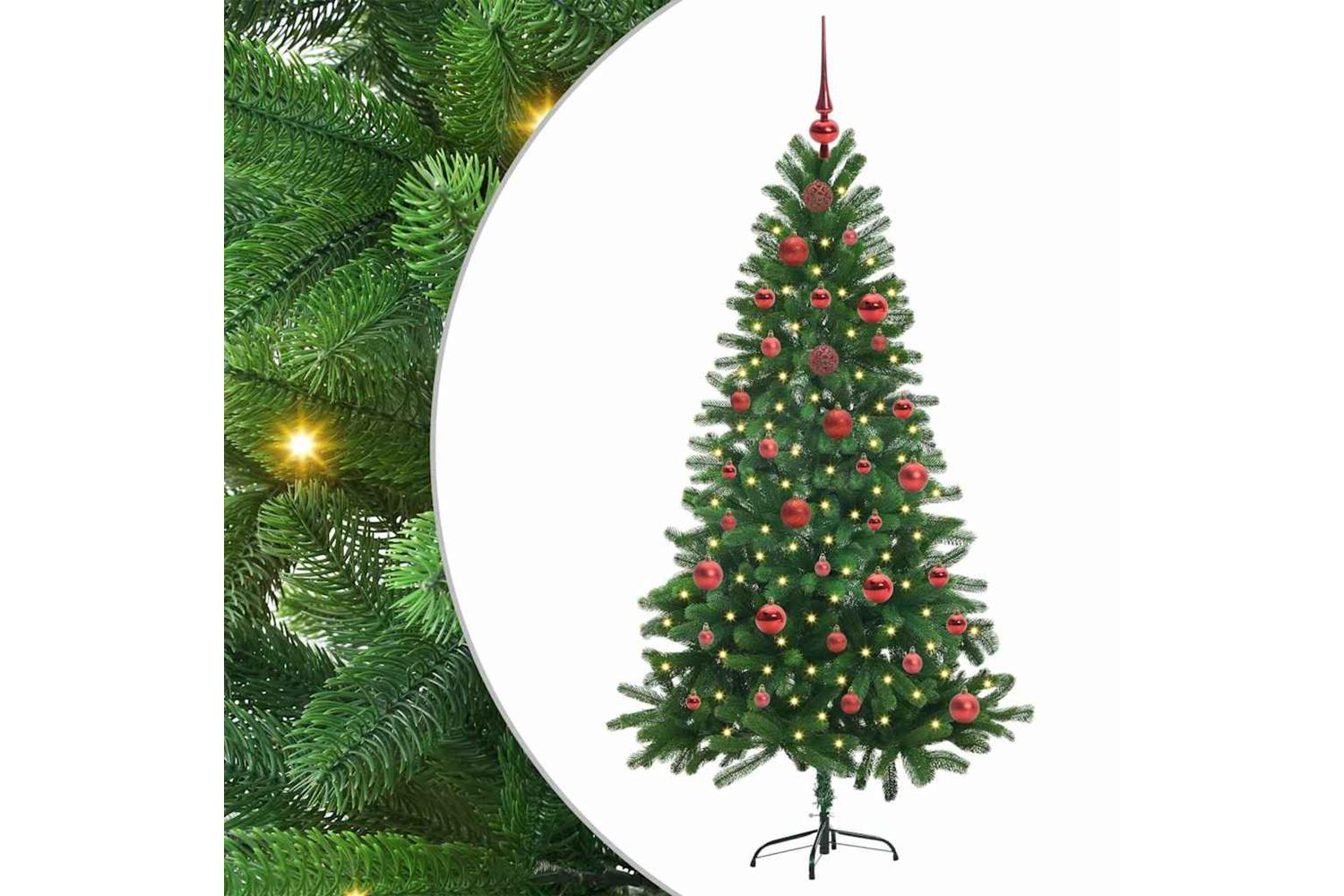 Vidaxl Christmas Tree With 150 Leds With Stand Green 150 Cm Pe