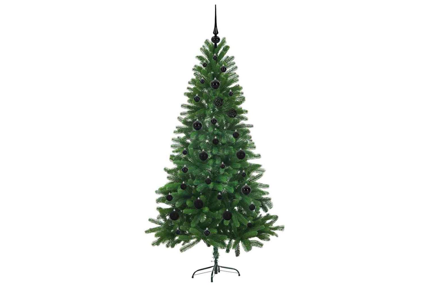 Vidaxl Christmas Tree With 150 Leds With Stand Green 150 Cm Pe-4