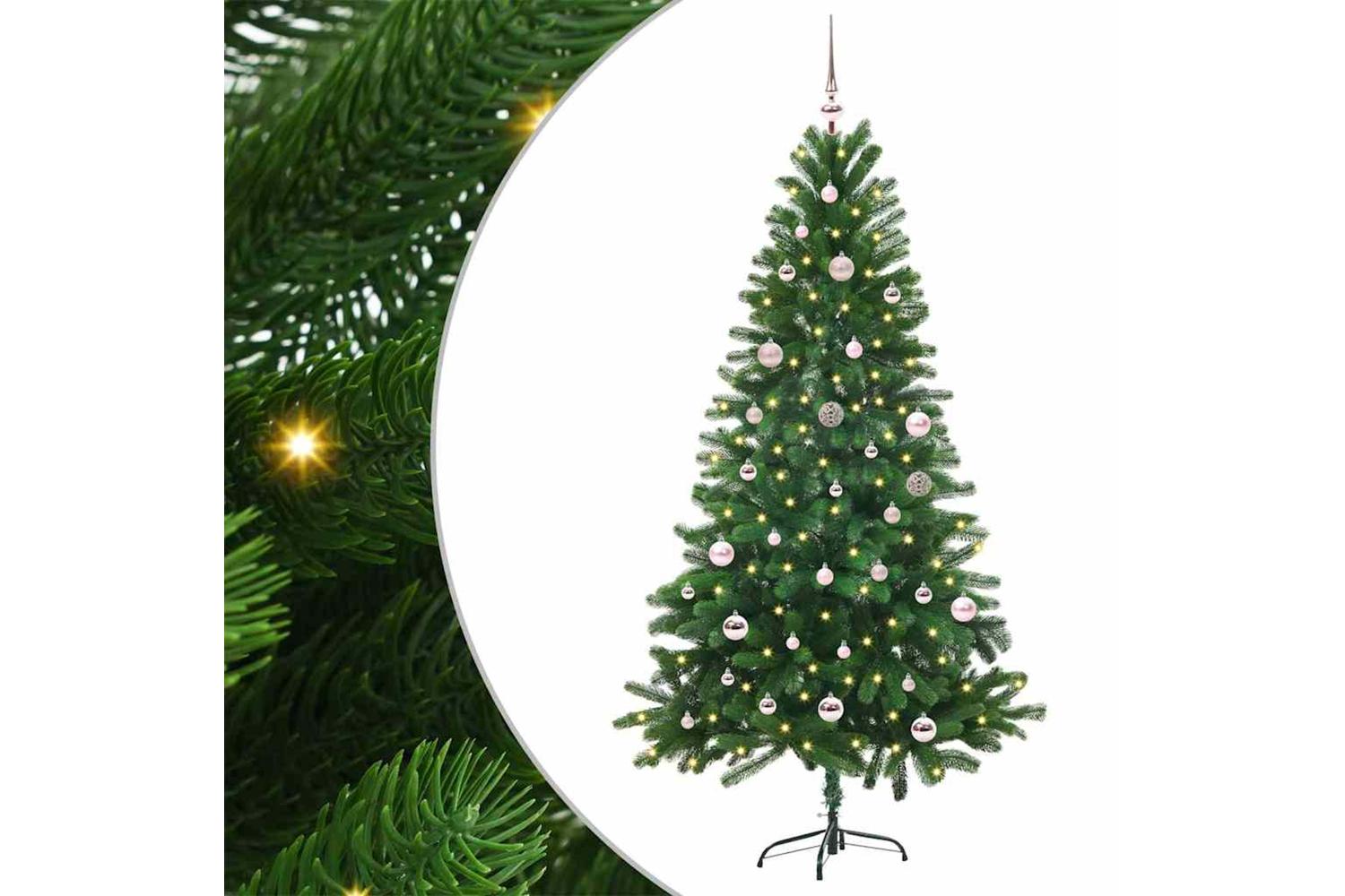 Vidaxl Christmas Tree With 150 Leds With Stand Green 150 Cm Pe
