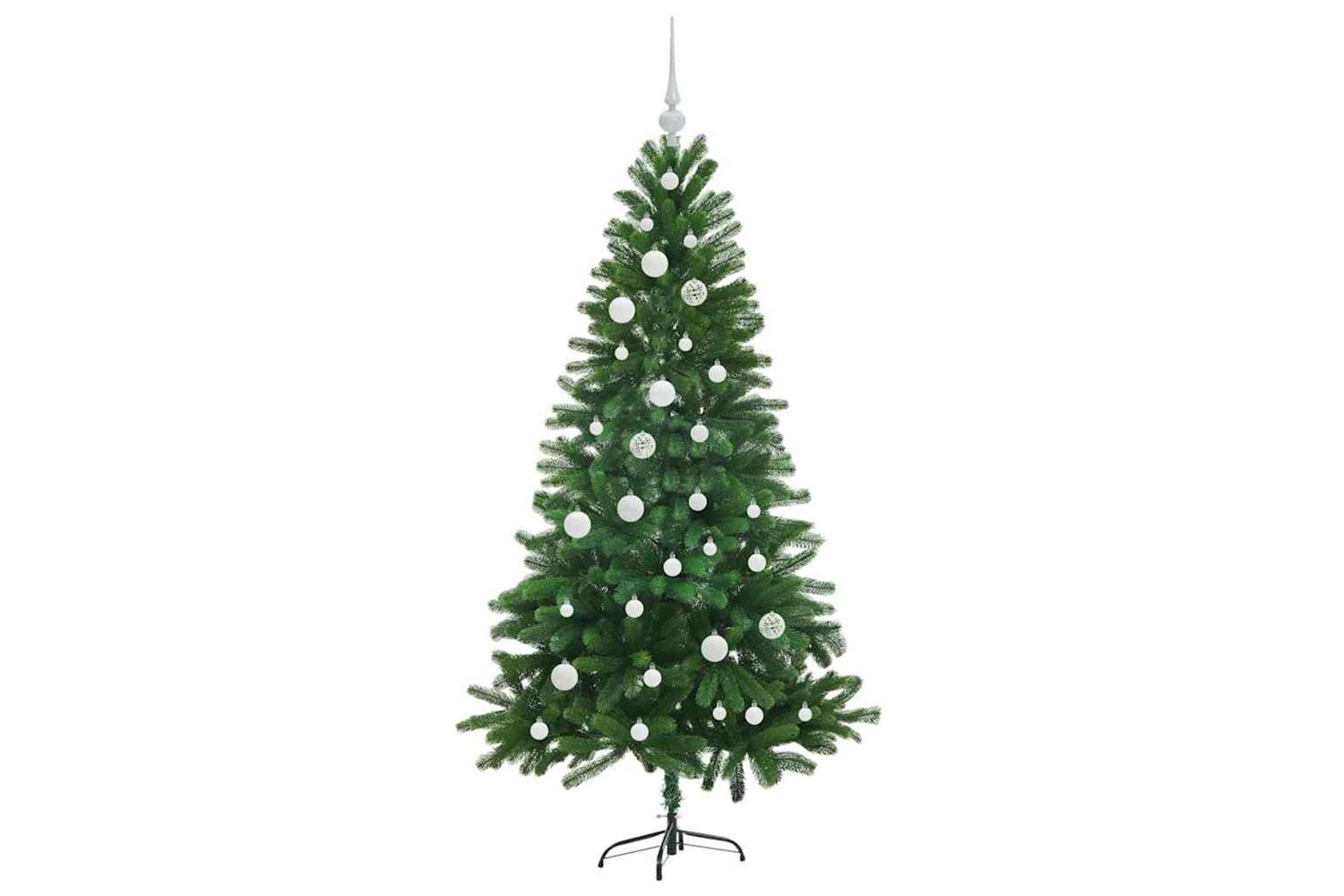 Vidaxl Christmas Tree With 150 Leds With Stand Green 150 Cm Pe-4