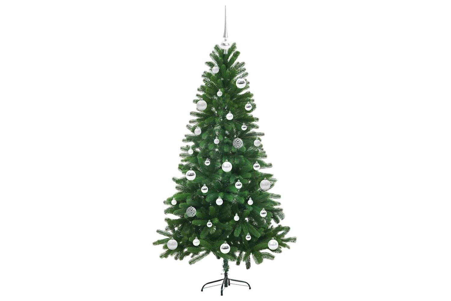 Vidaxl Christmas Tree With 150 Leds With Stand Green 150 Cm Pe-4