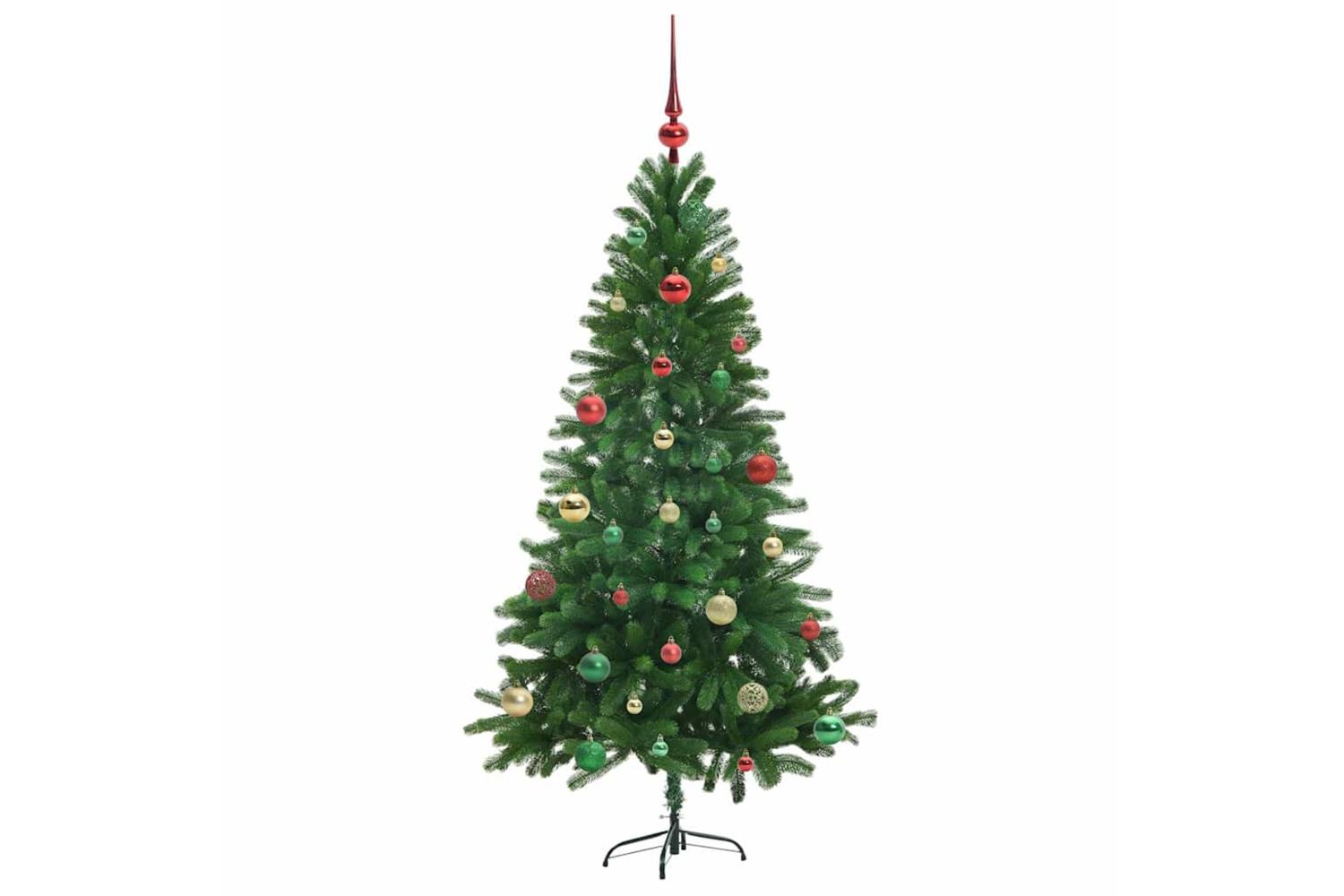 Vidaxl Christmas Tree With 150 Leds With Stand Green 150 Cm Pe-6