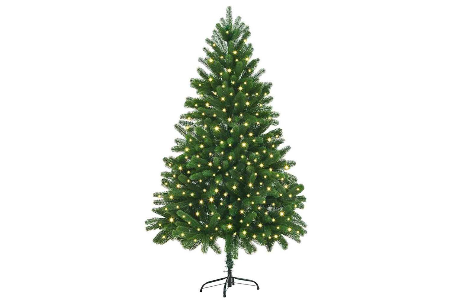 Vidaxl Christmas Tree With 300 Leds With Stand Green 180 Cm Pe-3