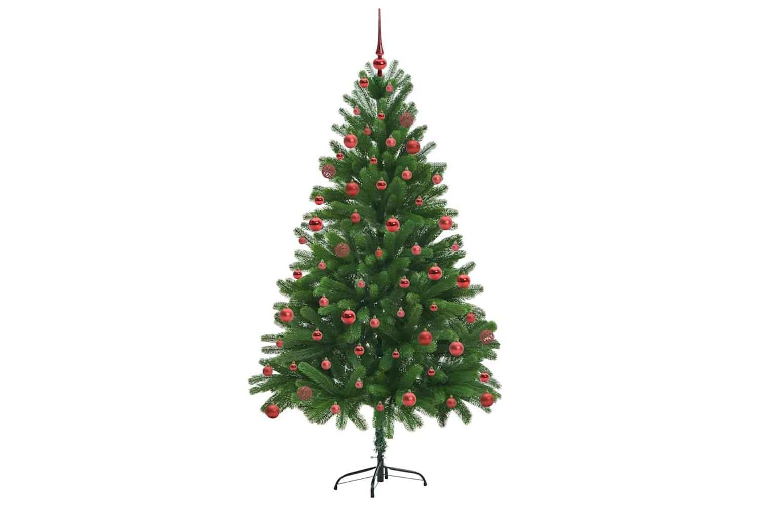 Vidaxl Christmas Tree With 300 Leds With Stand Green 180 Cm Pe-4