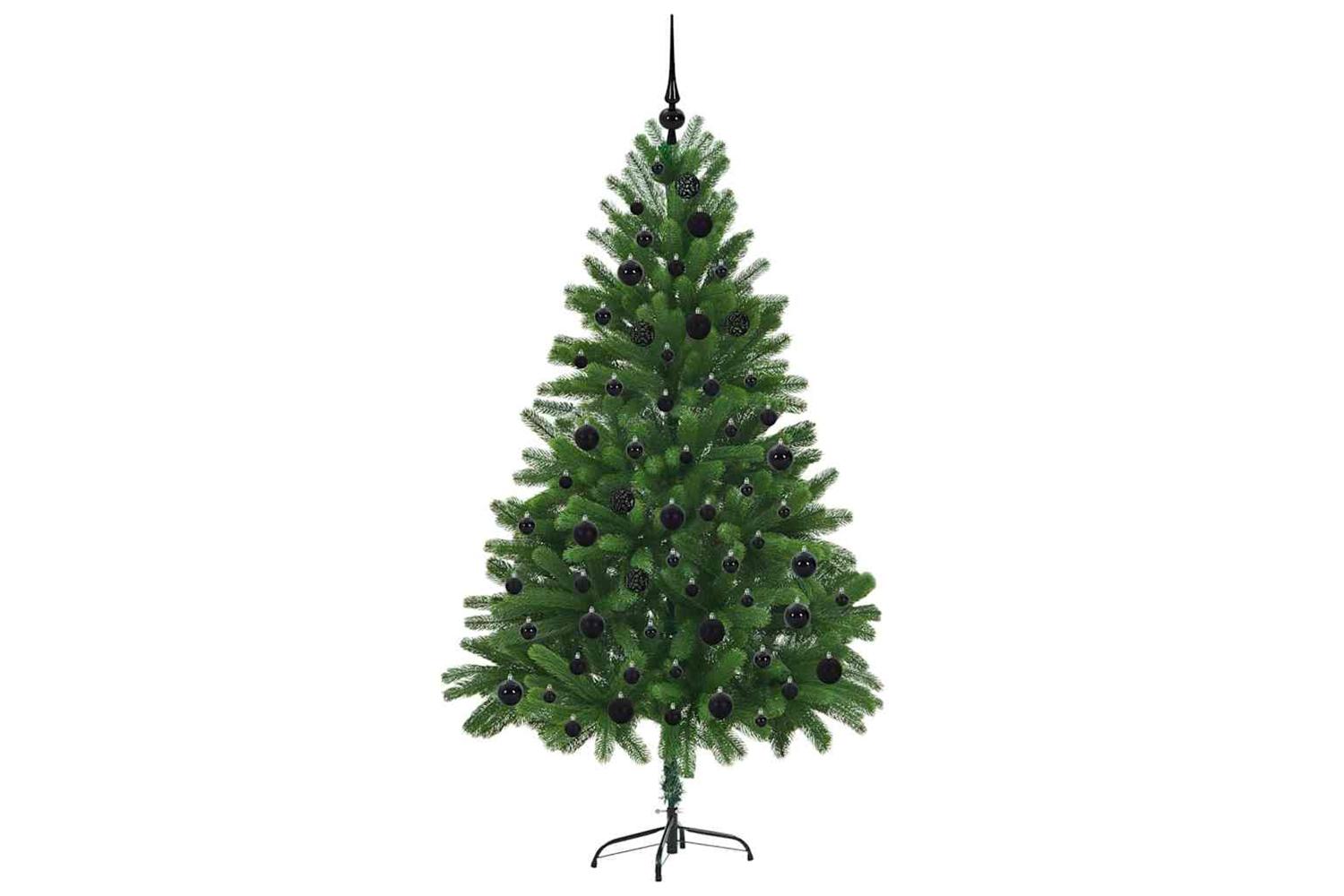 Vidaxl Christmas Tree With 300 Leds With Stand Green 180 Cm Pe-4