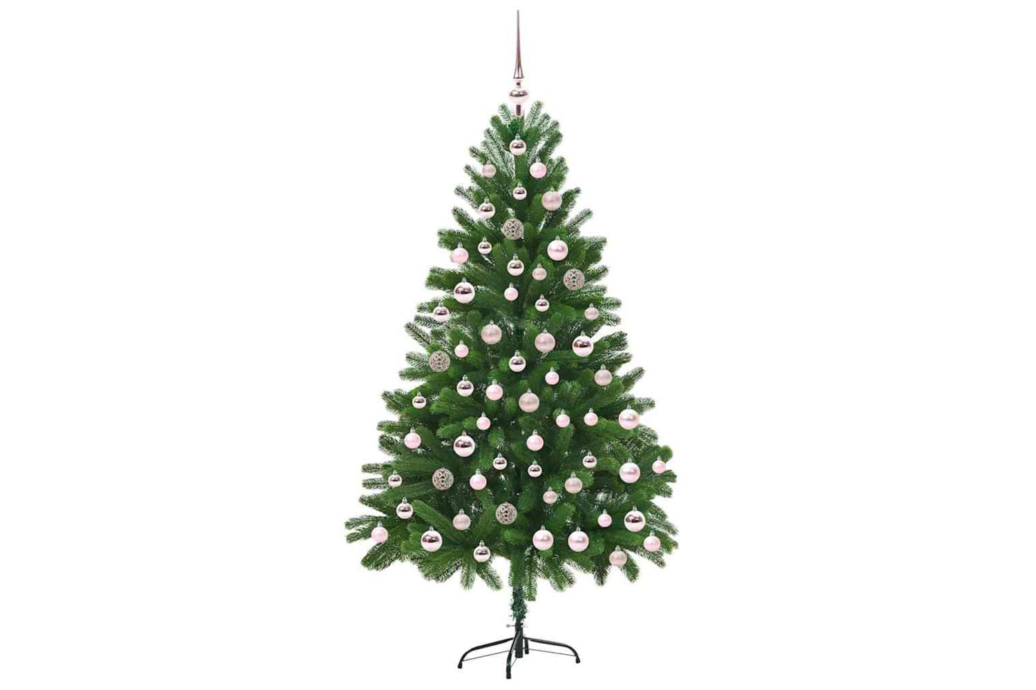 Vidaxl Christmas Tree With 300 Leds With Stand Green 180 Cm Pe-4