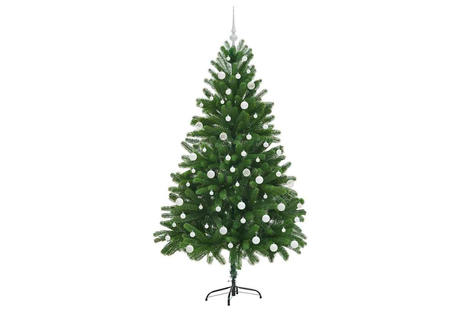 Vidaxl Christmas Tree With 300 Leds With Stand Green 180 Cm Pe-4