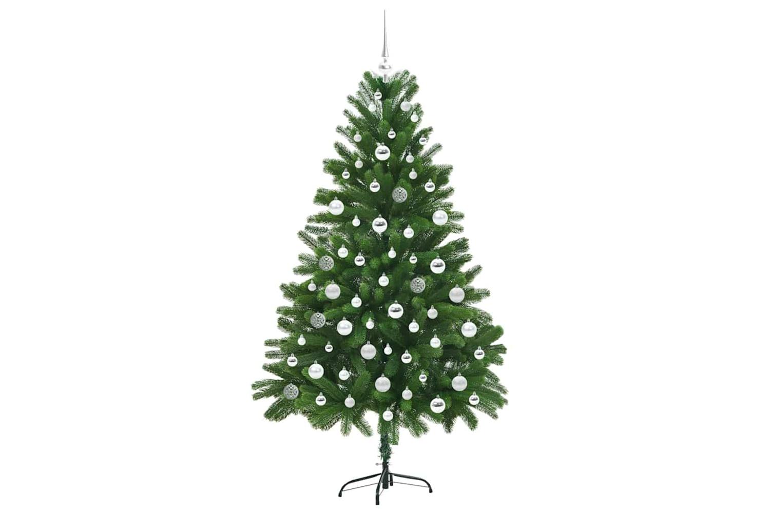 Vidaxl Christmas Tree With 300 Leds With Stand Green 180 Cm Pe-4