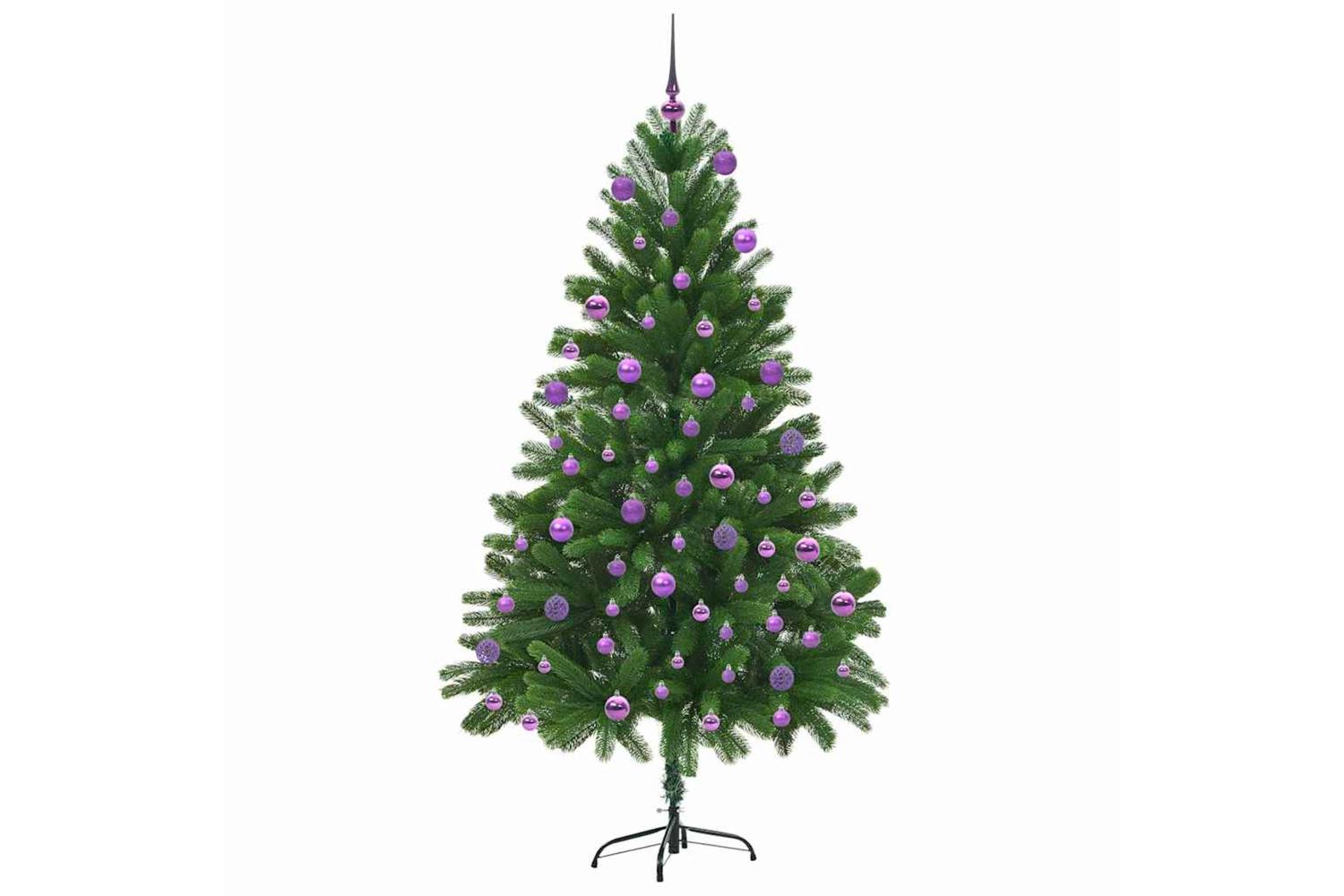 Vidaxl Christmas Tree With 300 Leds With Stand Green 180 Cm Pe-4