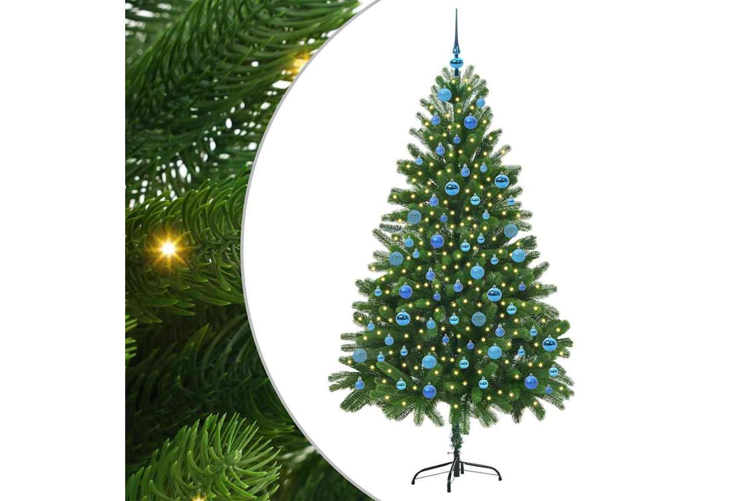 Vidaxl Christmas Tree With 300 Leds With Stand Green 180 Cm Pe
