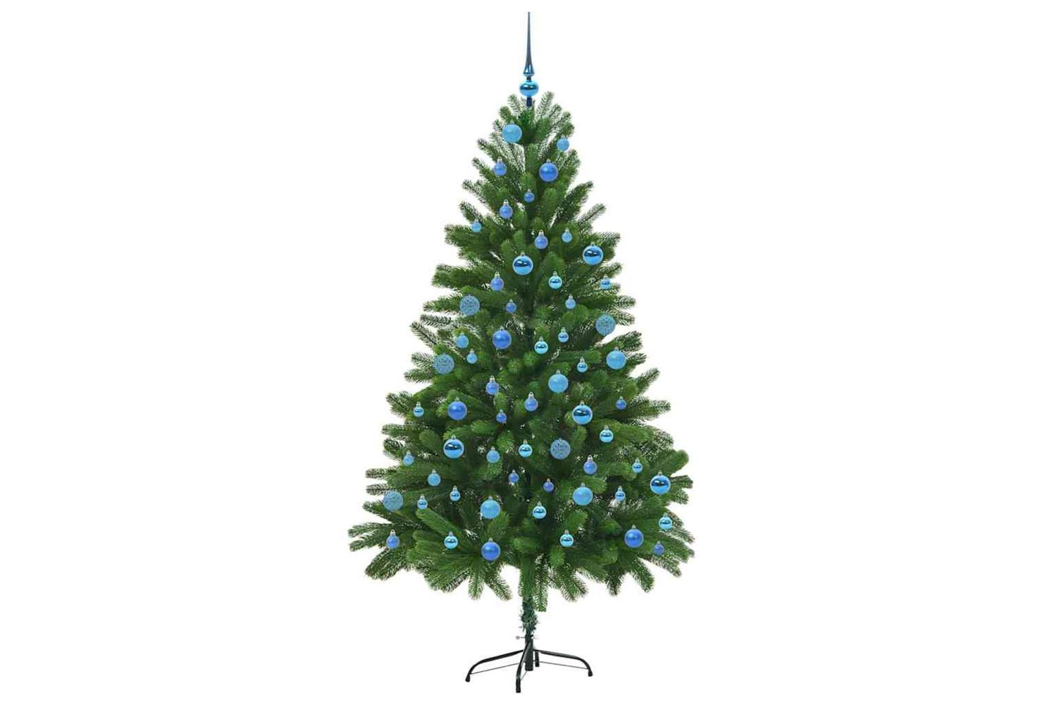 Vidaxl Christmas Tree With 300 Leds With Stand Green 180 Cm Pe-4