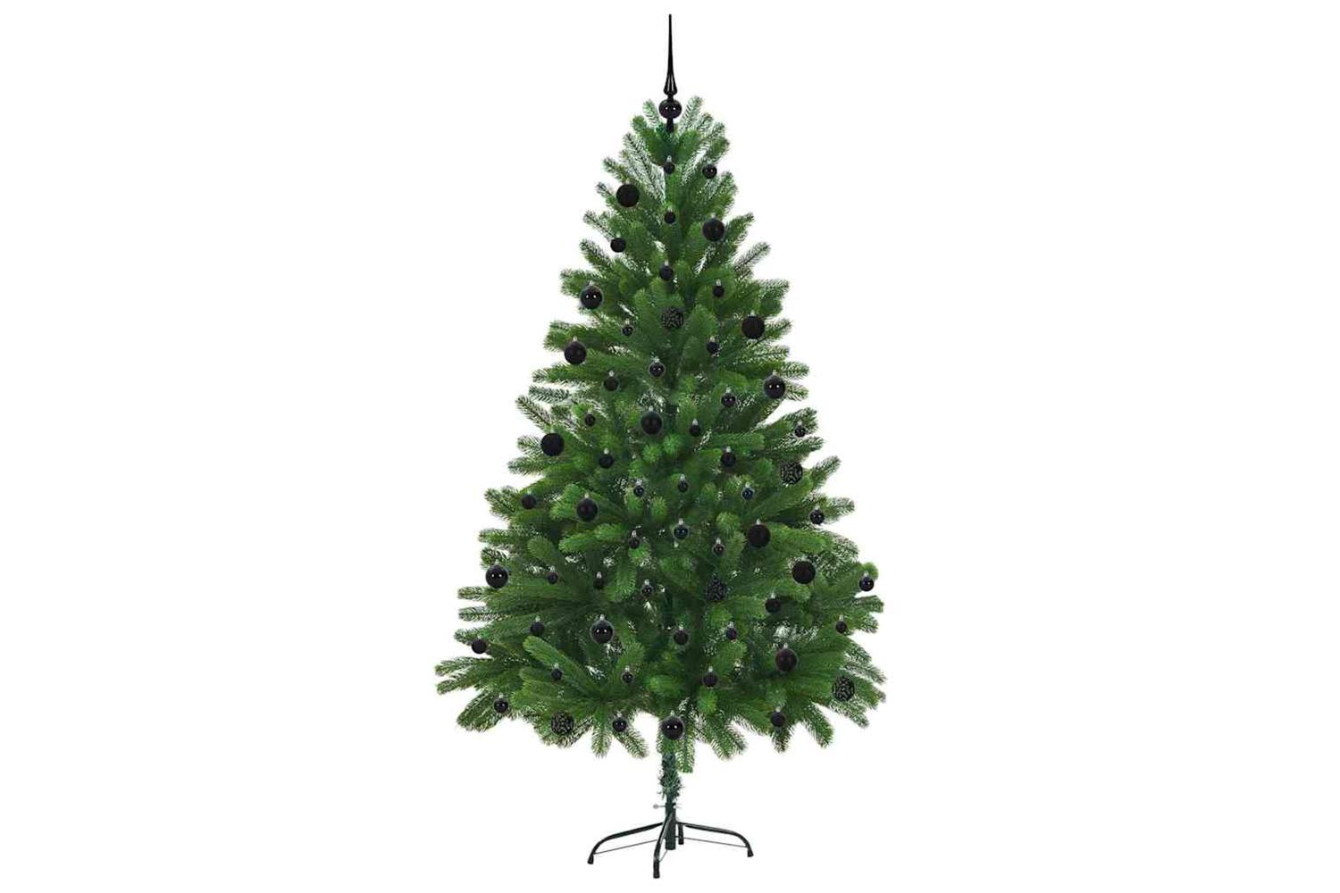 Vidaxl Christmas Tree With 300 Leds With Stand Green 210 Cm Pe-4
