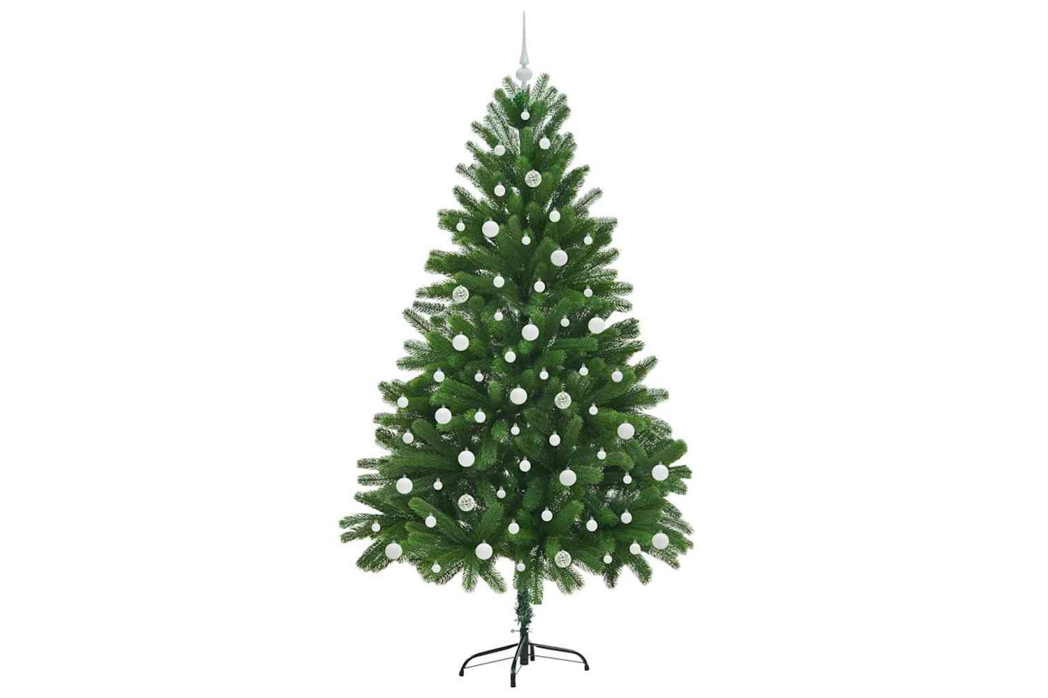 Vidaxl Christmas Tree With 300 Leds With Stand Green 210 Cm Pe-4