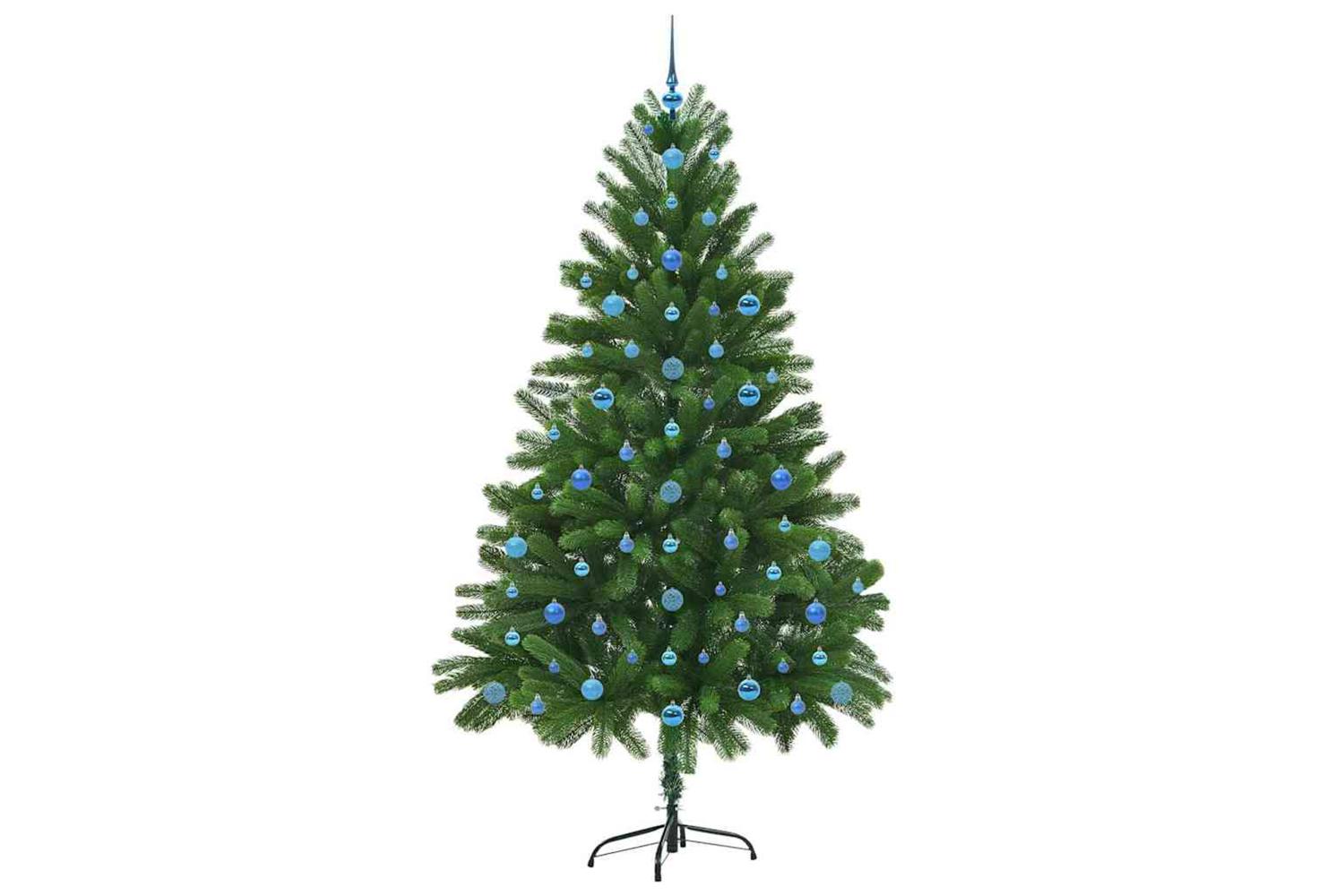 Vidaxl Christmas Tree With 300 Leds With Stand Green 210 Cm Pe-4