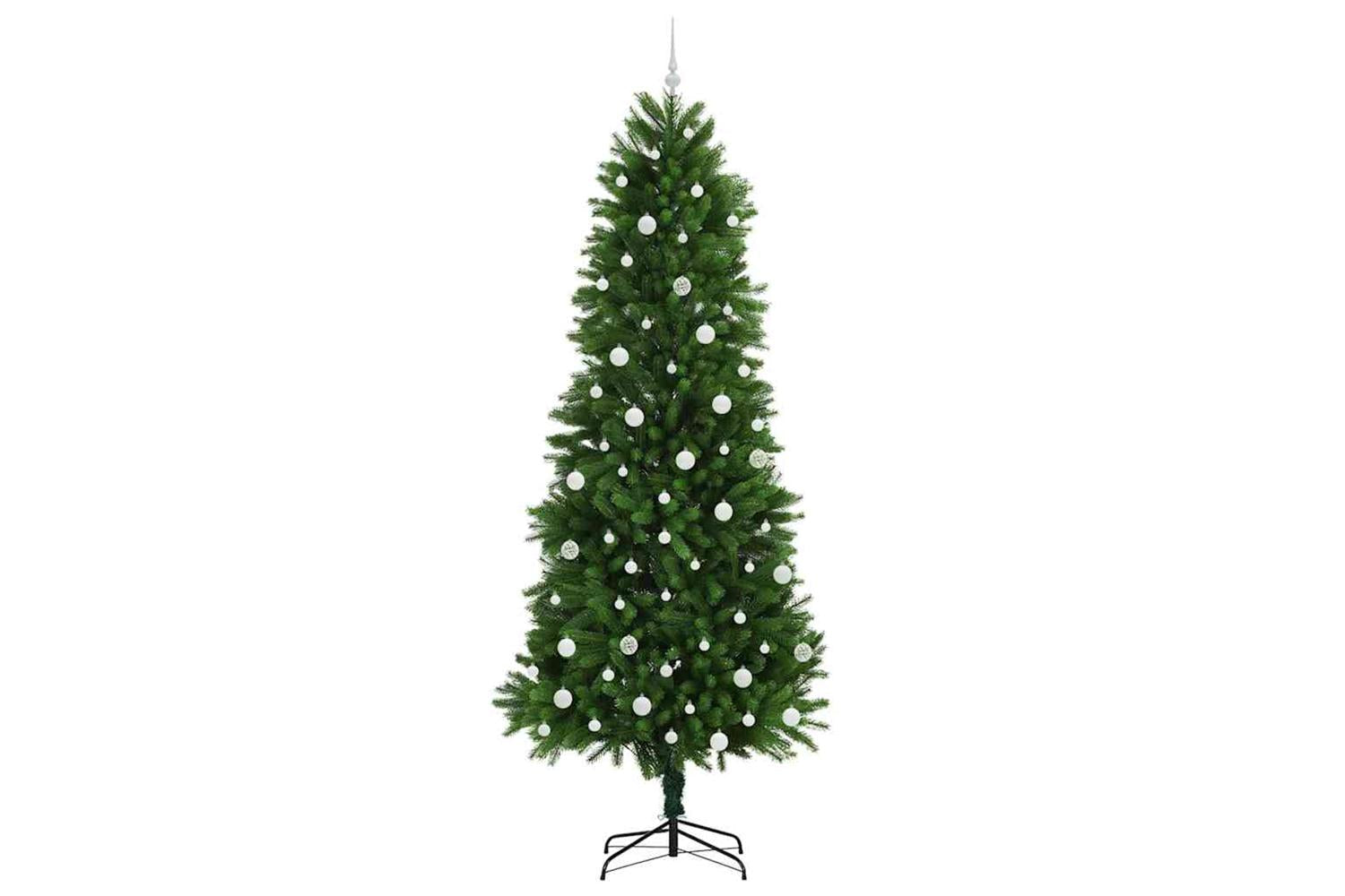 Vidaxl Christmas Tree With 300 Leds With Stand Green 240 Cm Pe-4