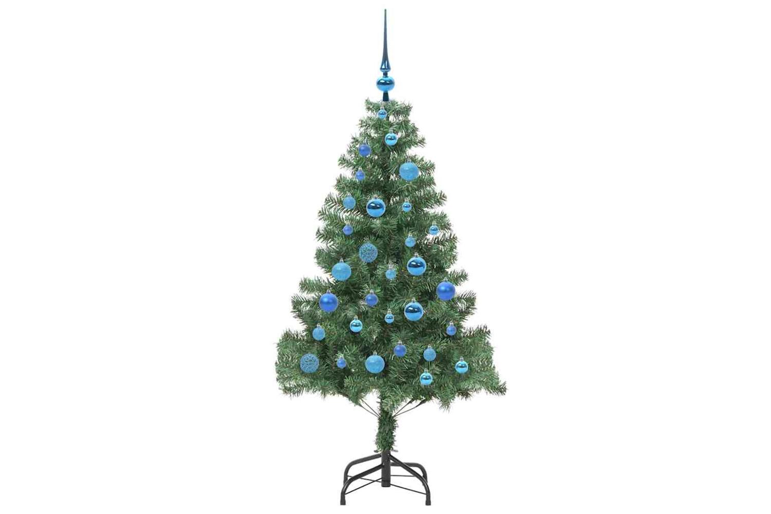 Vidaxl Christmas Tree With 150 Leds With Stand Green 150 Cm Pvc-4