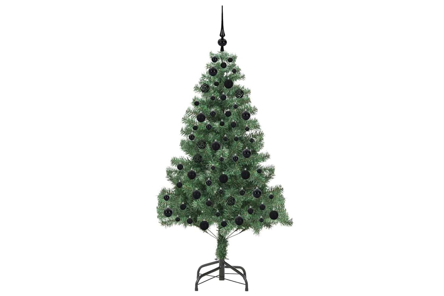 Vidaxl Christmas Tree With 300 Leds With Stand Green 180 Cm Pvc-4