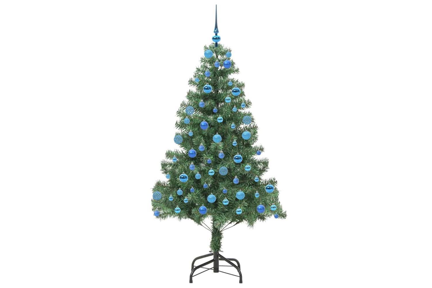 Vidaxl Christmas Tree With 300 Leds With Stand Green 180 Cm Pvc-4