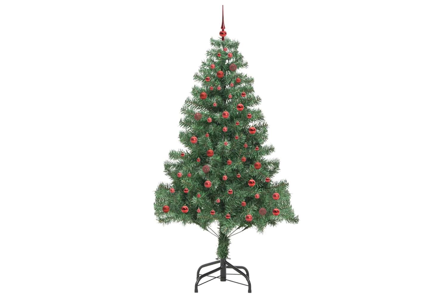 Vidaxl Christmas Tree With 300 Leds With Stand Green 210 Cm Pvc-4