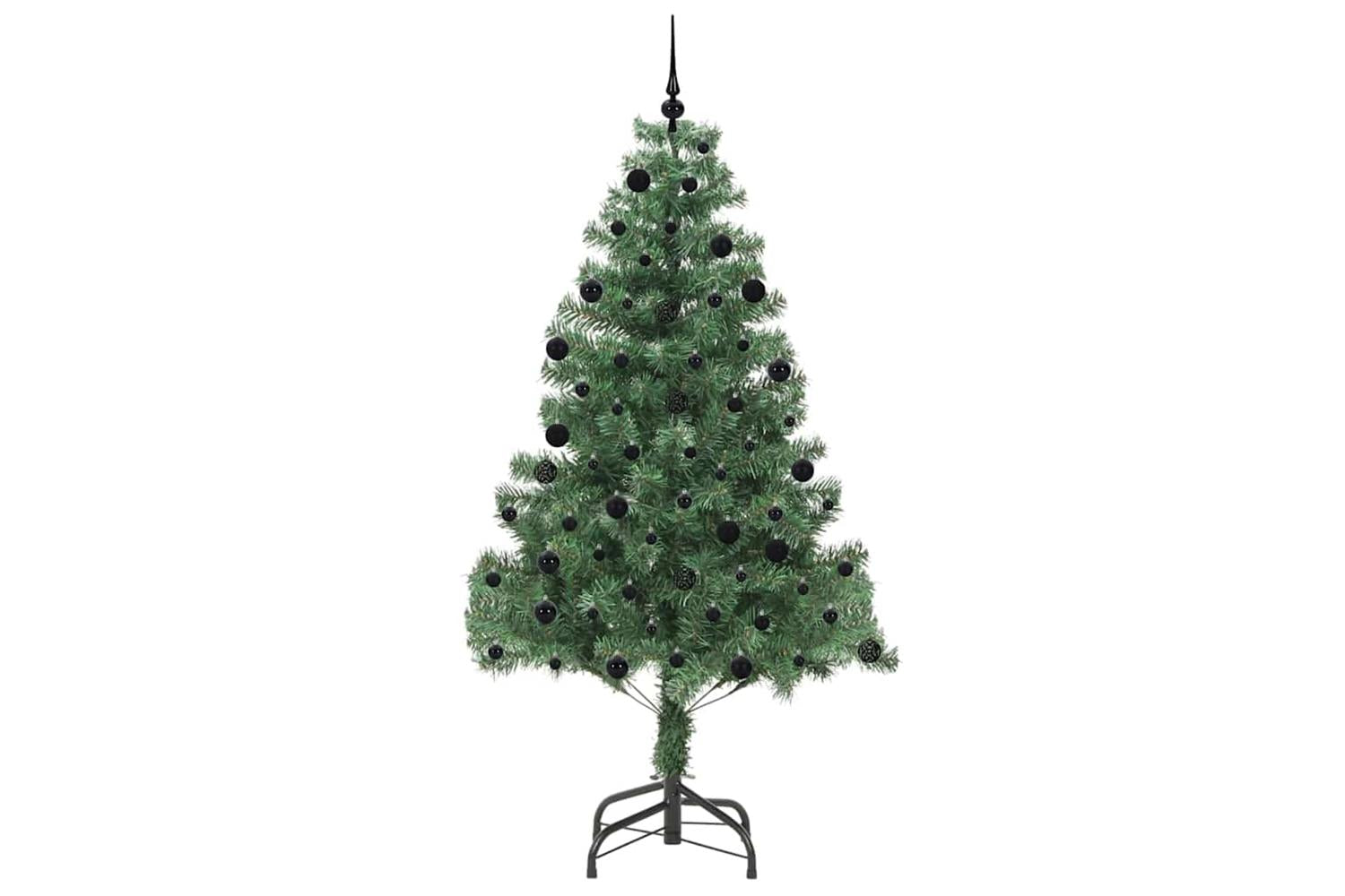 Vidaxl Christmas Tree With 300 Leds With Stand Green 210 Cm Pvc-4