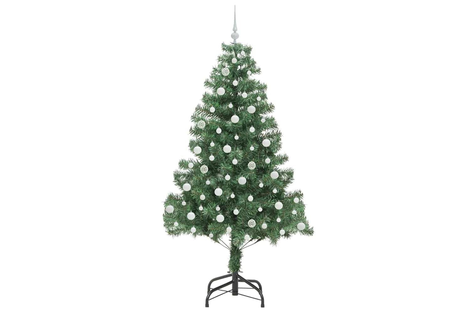 Vidaxl Christmas Tree With 300 Leds With Stand Green 210 Cm Pvc-4
