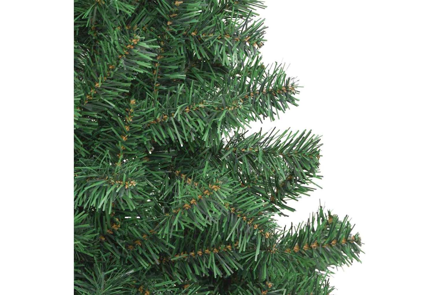 Vidaxl Christmas Tree With 300 Leds With Stand Green 210 Cm Pvc-10