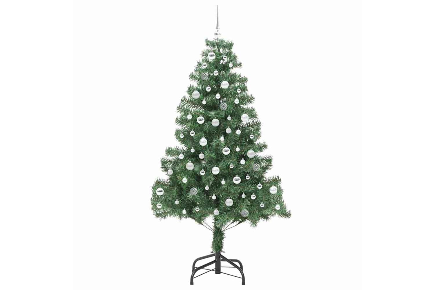 Vidaxl Christmas Tree With 300 Leds With Stand Green 210 Cm Pvc-4