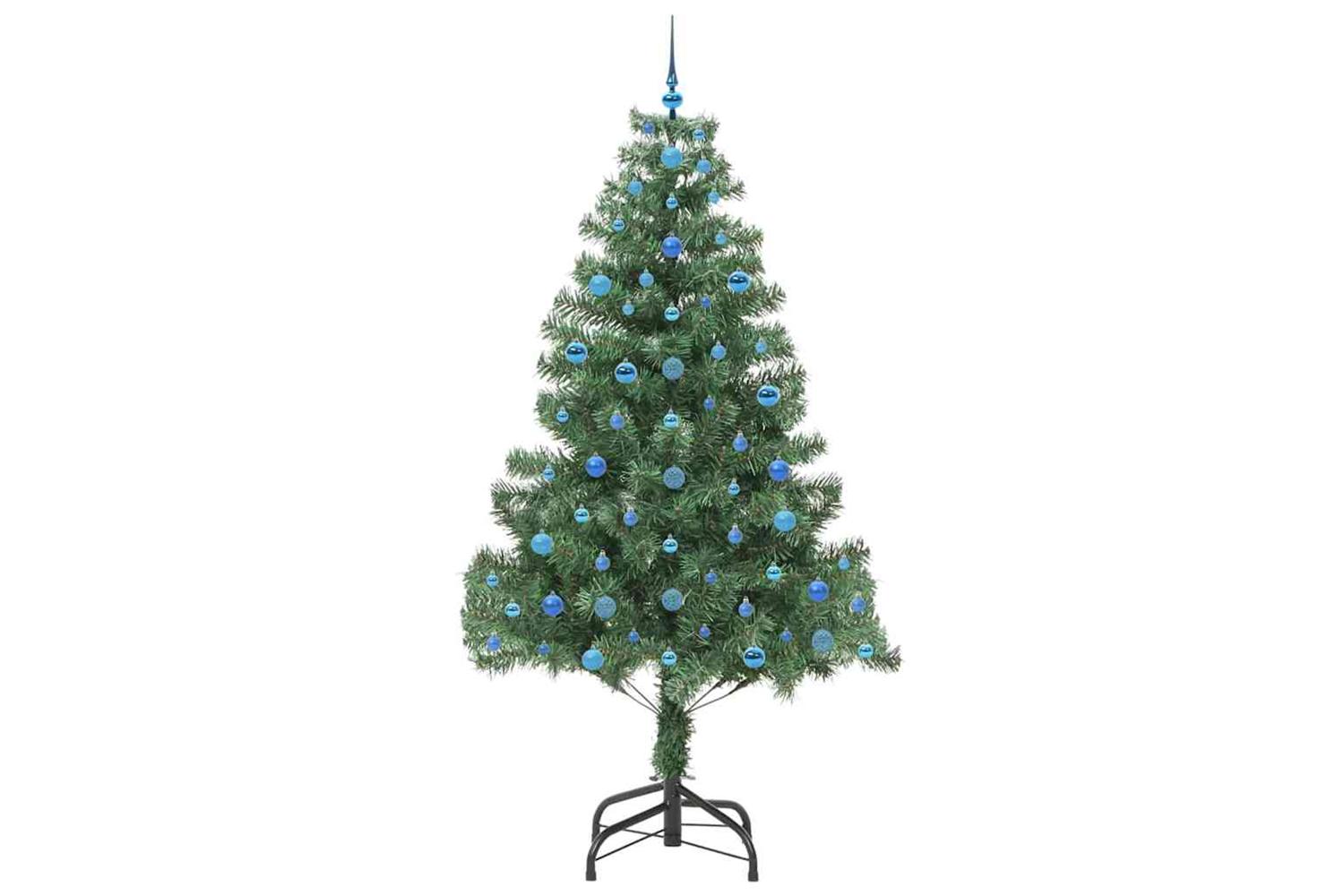 Vidaxl Christmas Tree With 300 Leds With Stand Green 210 Cm Pvc-4