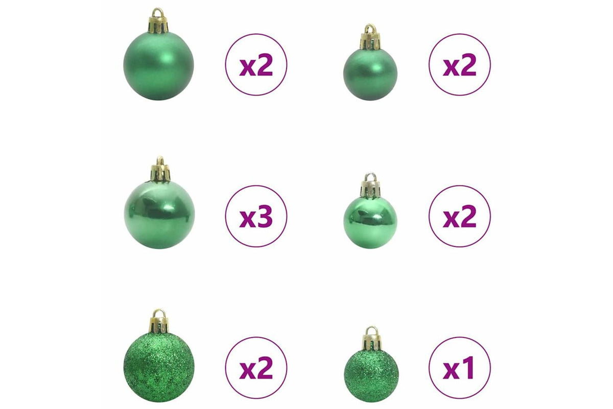 Vidaxl Christmas Tree With 150 Leds With Stand Black 120 Cm Pvc-5