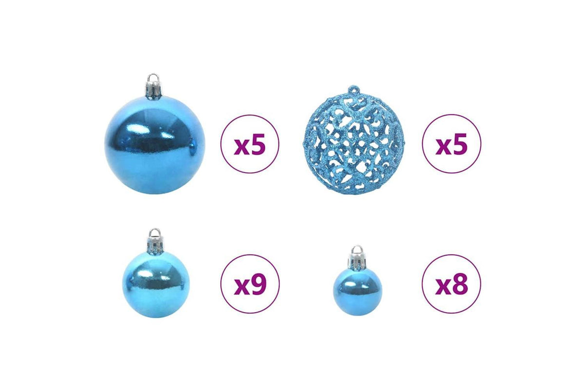 Vidaxl Christmas Tree With 150 Leds With Stand Silver 120 Cm Pet-8