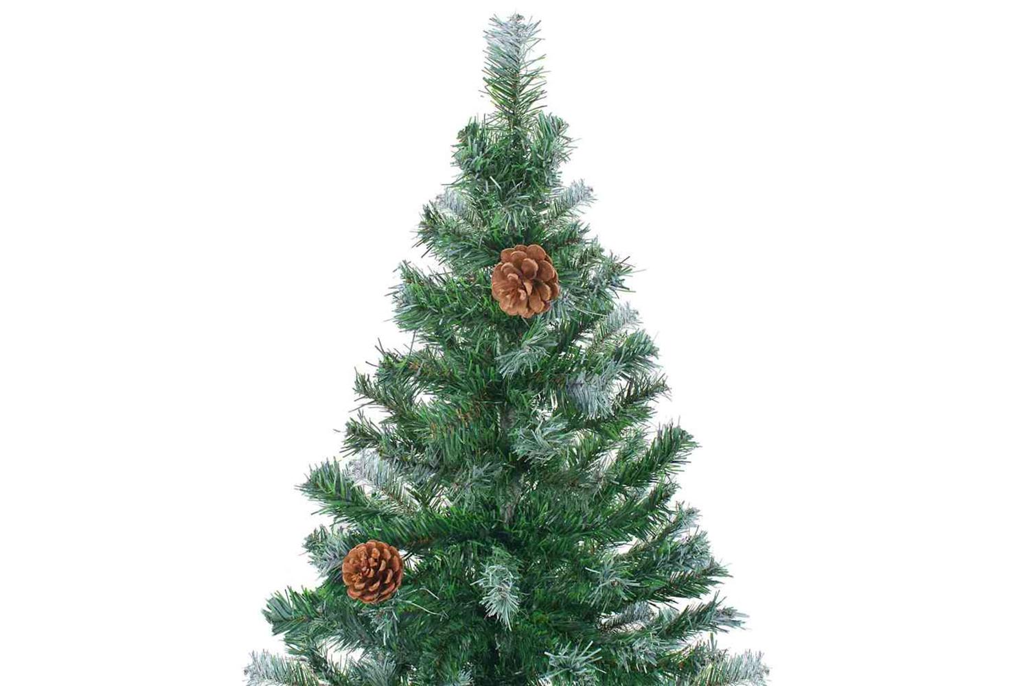 Vidaxl Artificial Christmas Tree With Stand Green 150 Cm Pvc And Steel-10
