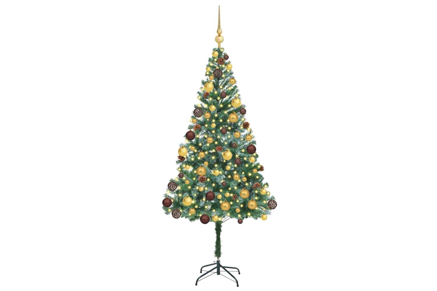 Vidaxl Artificial Christmas Tree With Stand Green 180 Cm Pvc And Steel-3