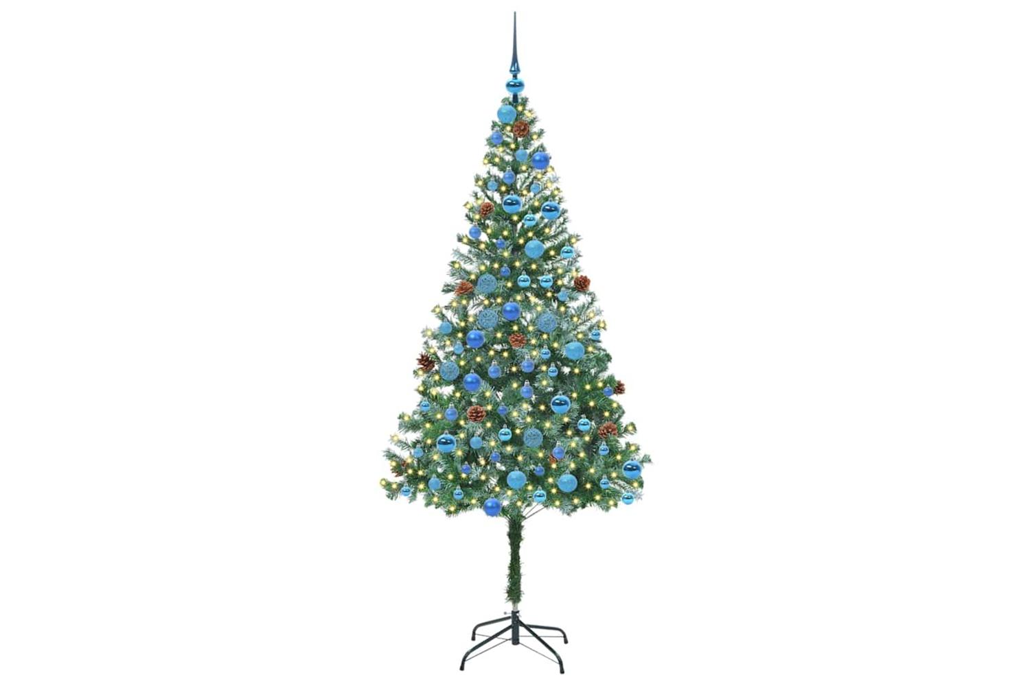 Vidaxl Artificial Christmas Tree With Stand Green 180 Cm Pvc And Steel-3