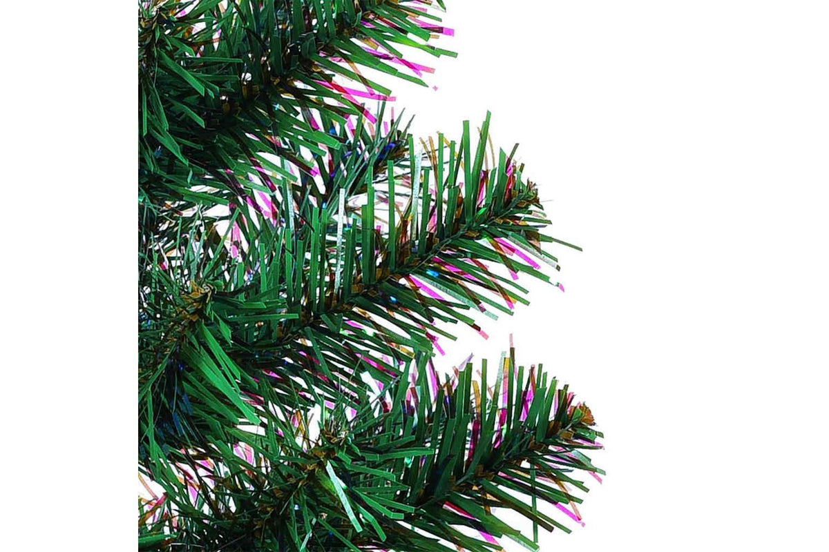 Vidaxl Artificial Pre-lit Christmas Tree Green 120 Cm Pvc And Metal-10